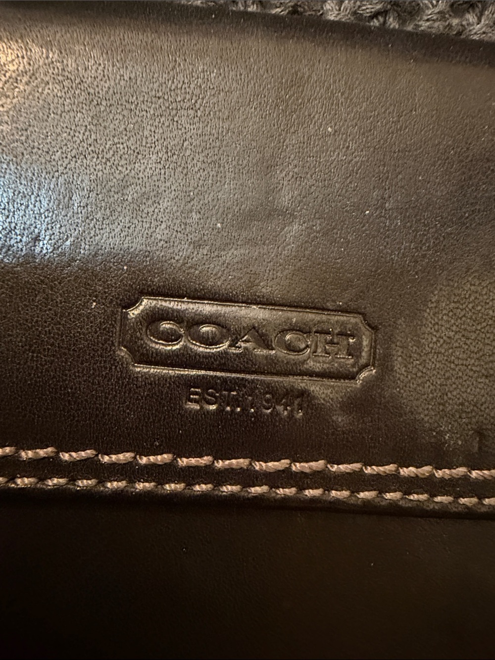 Coach Black Leather Full Size Wallet - Picture 5 of 9